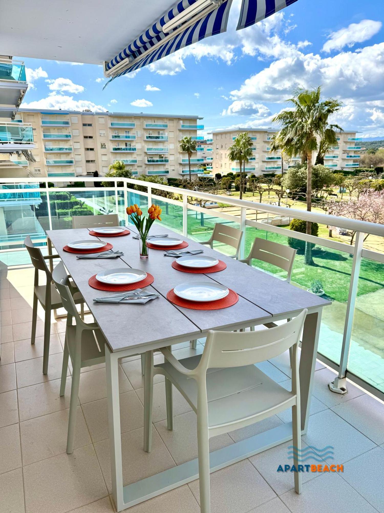 Apartbeach Los Juncos 2 Residencial Y Junto Playa La Pineda Bagian luar foto